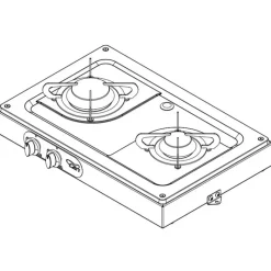 Online Plaque de cuisson 2 feux | FN1332 Appareil De Cuisson Intérieur·Plaque De Cuisson Gaz|Cuisson Intérieure, Réchaud Et Réchaud-Four·Réchaud Et Plaque De Cuisson Gaz