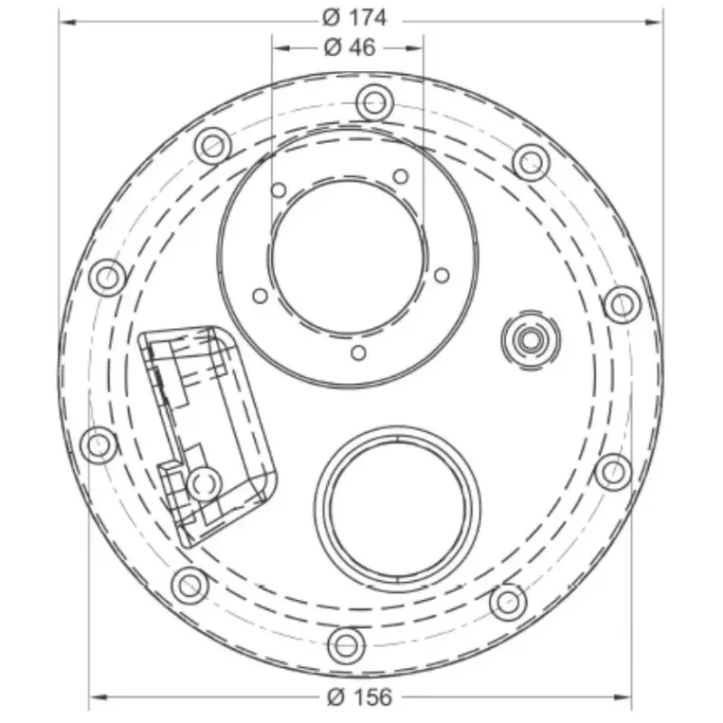 Hot Platine multifonction réservoir Moteur Hors-Bord Thermique & Équipements·Accessoire Moteur Hors-Bord