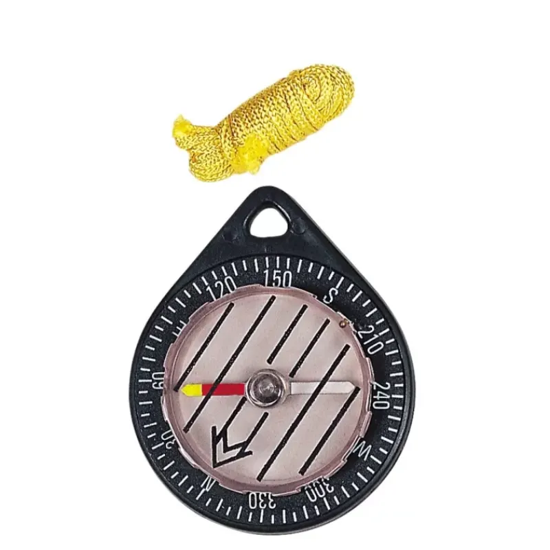 New CAO Boussole avec cordon Equipement Du Randonneur·Boussole, Sifflet & Instrument De Poche