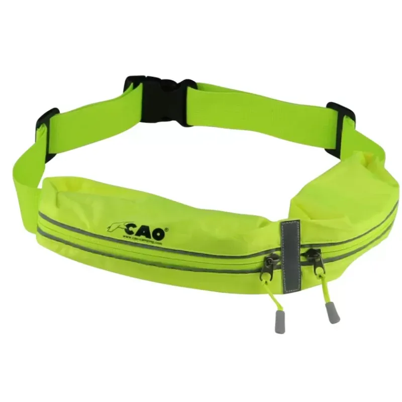 Outlet CAO Ceinture 2 poches réfléchissante jaune Equipement Du Randonneur·Bande Réfléchissante|Bagagerie·Saccoche & Étui