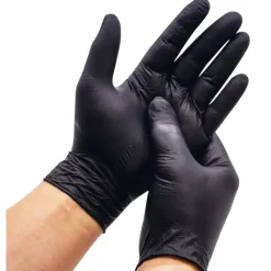 Boite de 100 gants nitrile noir*CAR SYSTEM Sale