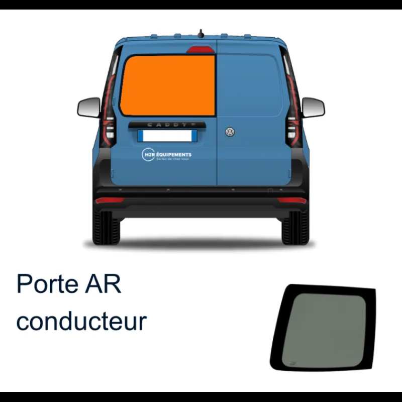 Baie latérale & arrière | VW Caddy Maxi 3 & 4*Carbest Sale
