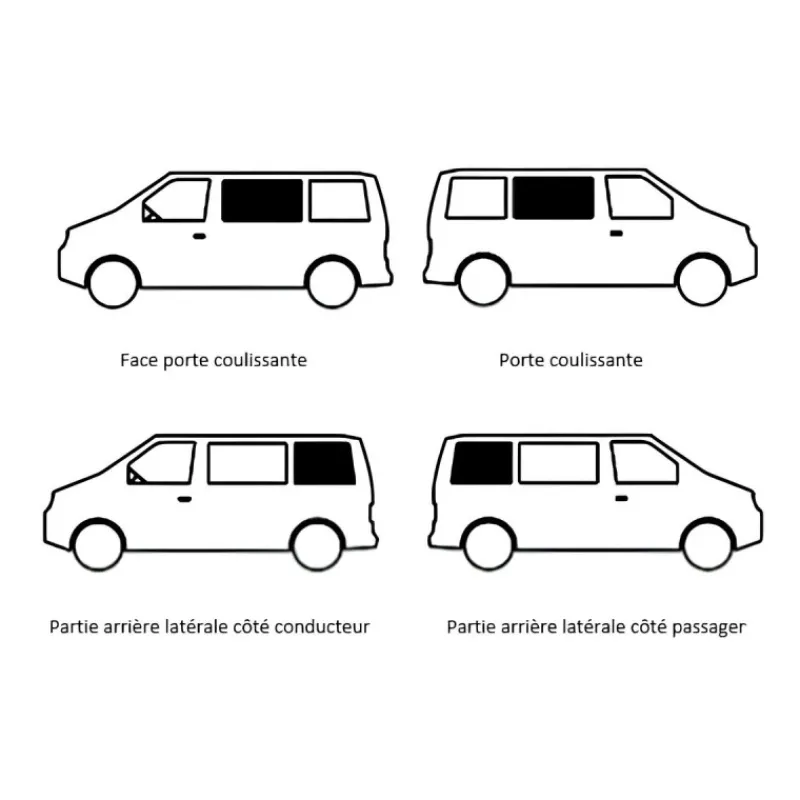 Baie latérale & arrière | Vito W639 Mercedes Vito / Viano|Fenêtre & Baie·Fenêtre Mercedes