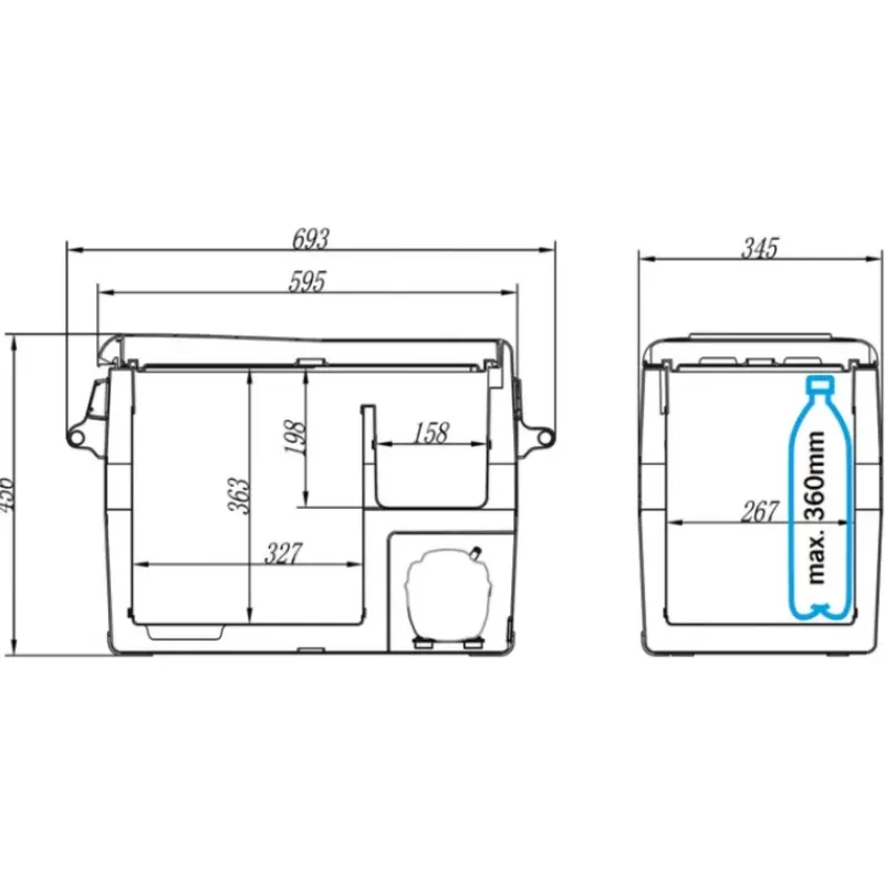 Clearance CampCooler 40 Le Froid Au Camping·Glacière Électrique|Glacière·Glacière À Compression