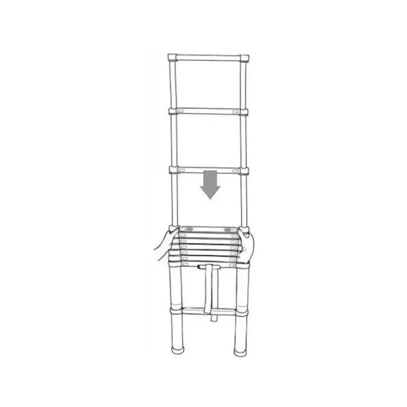 Online Echelle télescopique 3,2 m Outillage·Outils|Tente De Toit, Barre De Toit, Coffre & Échelle·Échelle De Toit