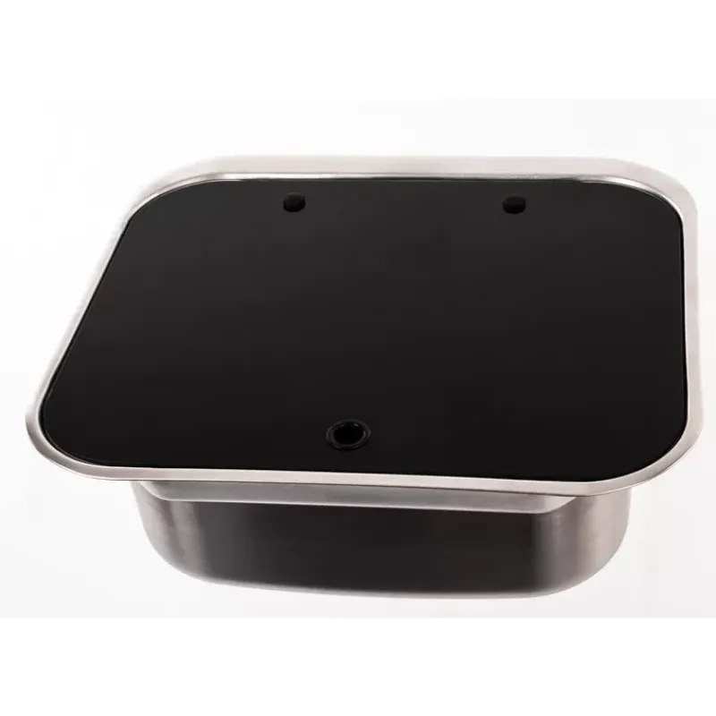 New Evier inox à couvercle| 415 x 365 mm Evier, Lavabo & Receveur·Evier De Cuisine|Lavabo, Évier & Receveur·Éviers De Cuisine