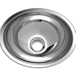 Evier ovale inox 340 x 270 mm*Carbest New