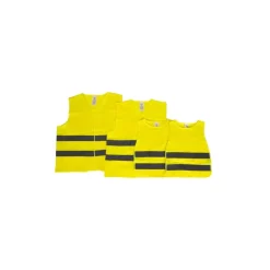 Gilet jaune 2 adultes et 2 enfants*Carbest Clearance