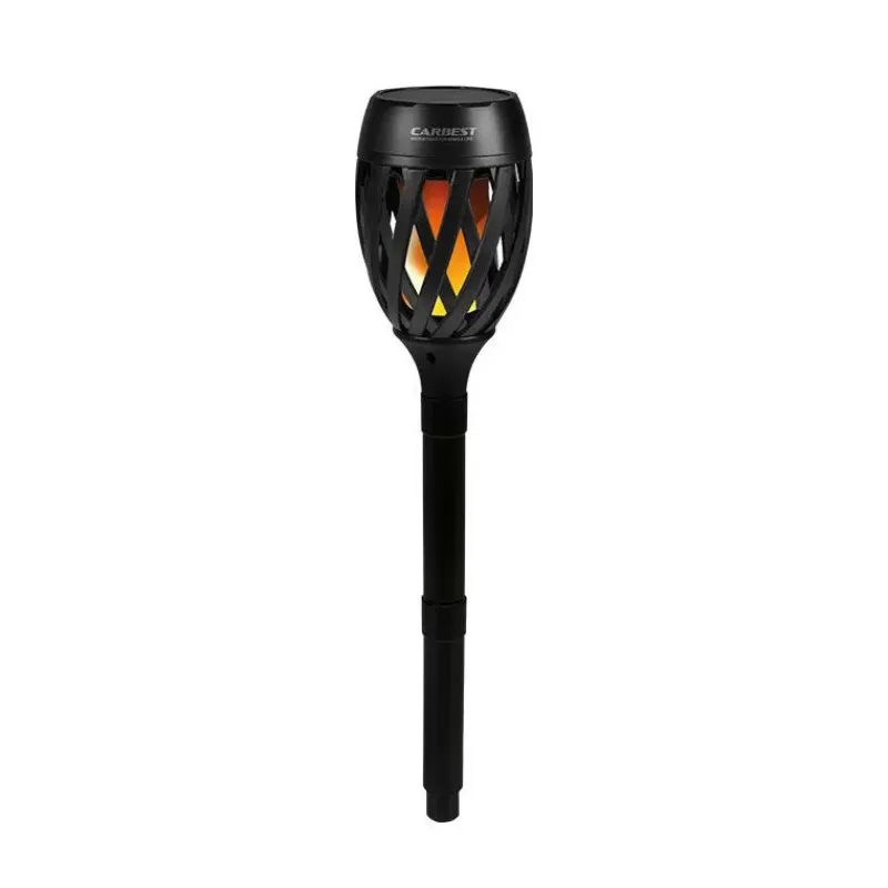 Lanterne LED solaire effet flammes*Carbest