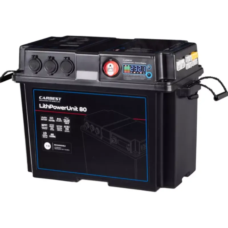 New LithPowerUnit 80 | 1024 Wh Electricité & Éclairage·Batterie Nomade & Groupe Électrogène Solaire|Batterie·Batterie Nomade Et Station D'Énergie