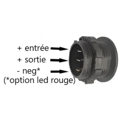 Module interrupteur 12 V*Carbest Hot