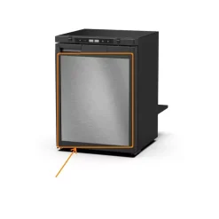 Panneau de porte argent LR90L*Carbest New