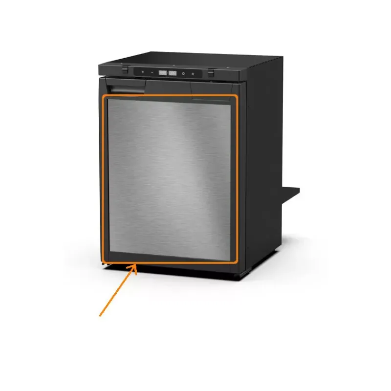 Panneau de porte argent LR90L*Carbest New