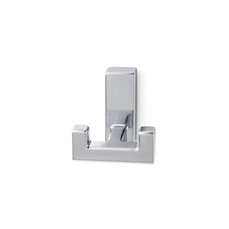 Patère double chromée 50 x 50 x 45 mm*Carbest Hot