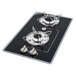 Réchaud cristal 2 feux | 500 x 300 mm*Carbest New