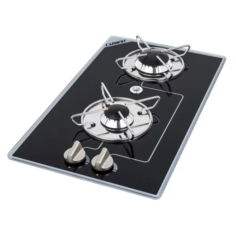 Réchaud cristal 2 feux | 500 x 300 mm*Carbest New
