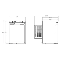 Réfrigérateur à compression LR40L*Carbest Hot