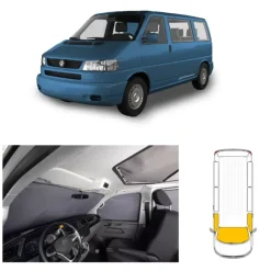 Rideaux isolants avant 3 pièces | VW T4*Carbest Hot