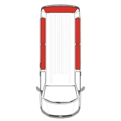 Rideaux isolants arrière 5 pièces | Custom 2 et VW T7*Carbest Sale