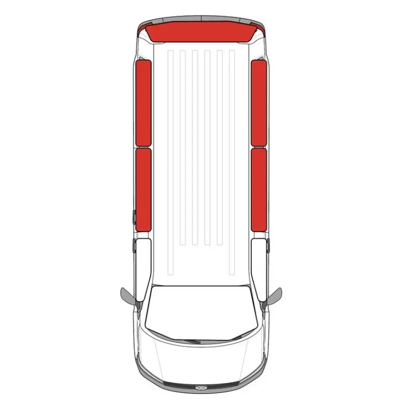 Rideaux isolants arrière 5 pièces | Custom 2 et VW T7*Carbest Sale