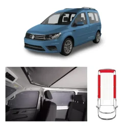 Rideaux isolants arrière 5 pièces | VW Caddy 3*Carbest New