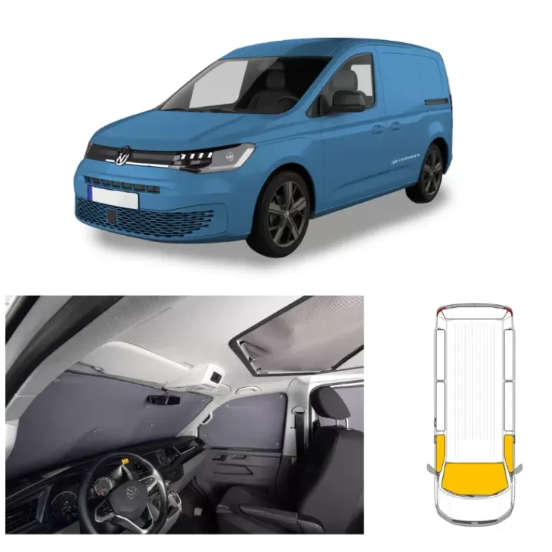 Rideaux isolants avant 3 pièces | VW Caddy 5 Rideau Isolant, Volet & Moustiquaire·Rideau Volkswagen
