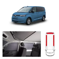 Rideaux isolants arrière 5 pièces | VW Multivan*Carbest Discount