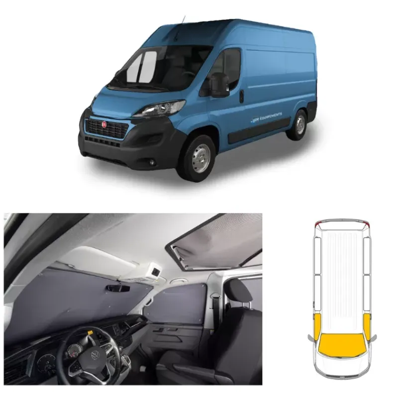 Rideaux isolants avant 3 pièces | Ducato X250 X290*Carbest Hot