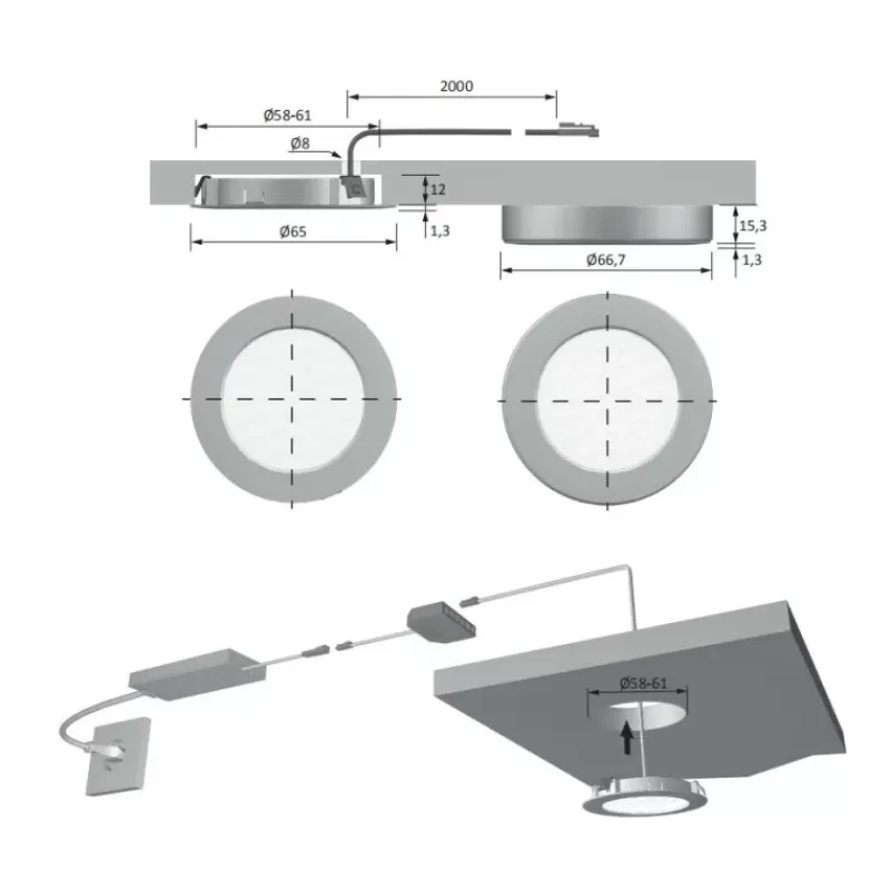 New Spot 9 leds 12V Eclairage & Lampe·Spot Et Plafonnier|Eclairage & Lampe·Plafonnier Et Spot
