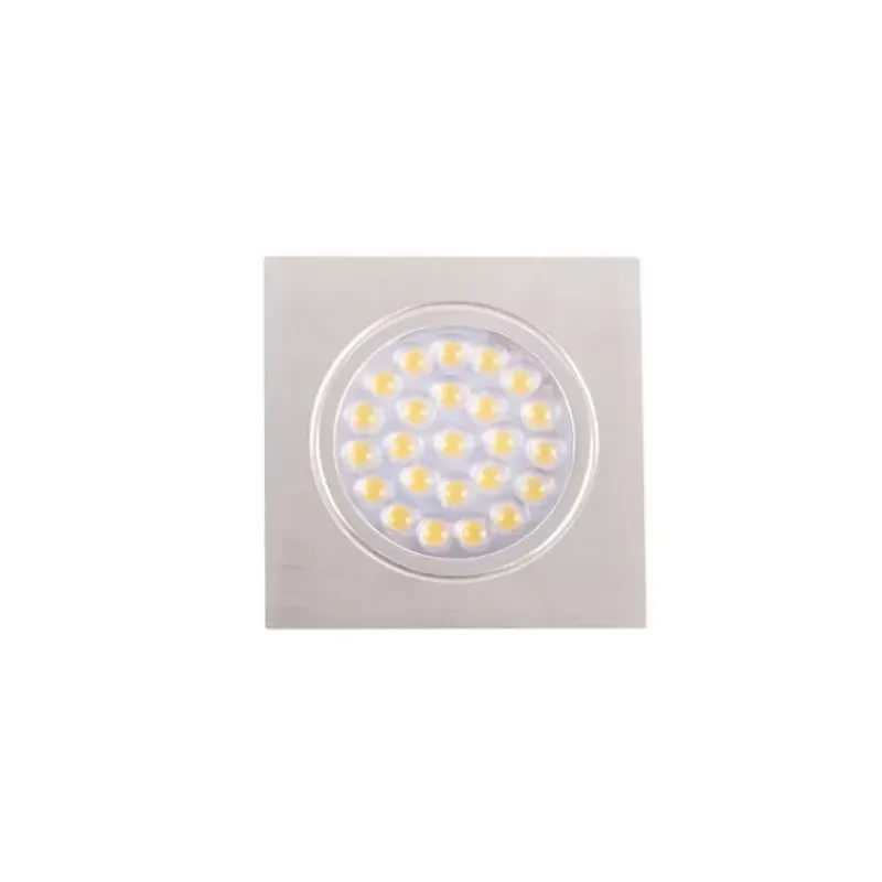 Best Spot encastré alu brossé 65 x 65 mm Eclairage & Lampe·Spot Et Plafonnier|Eclairage & Lampe·Plafonnier Et Spot