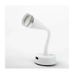 Spot flexible avec port USB - blanc*Carbest Online