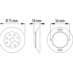 Discount Spot LED ø 75 mm Eclairage & Lampe·Spot Et Plafonnier|Eclairage & Lampe·Plafonnier Et Spot