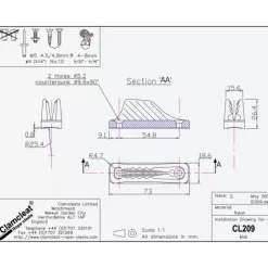 CL209 MIDI*Clamcleat