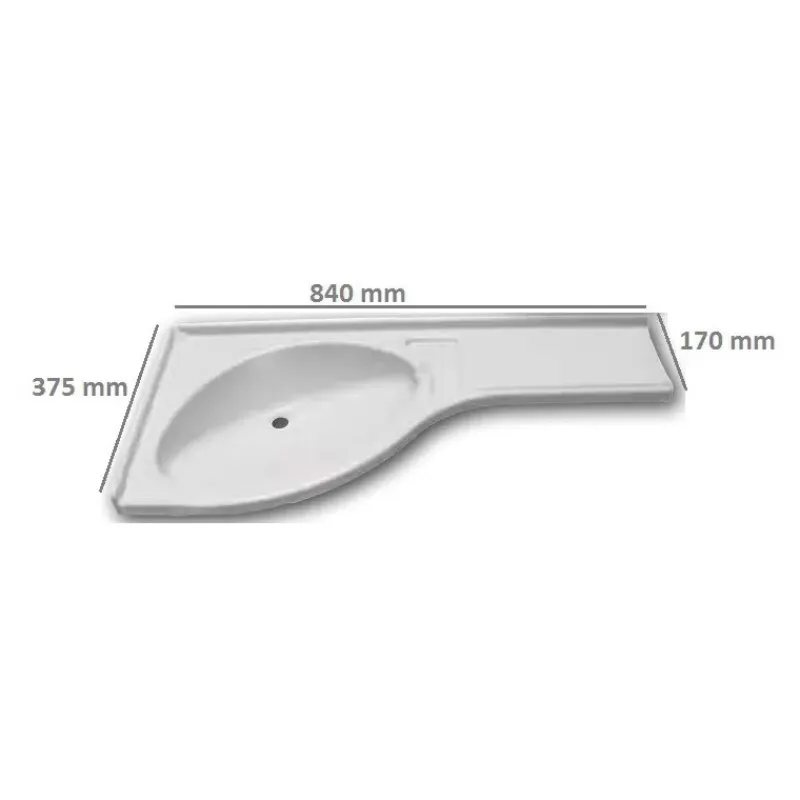 Lavabo avec retour Evier, Lavabo & Receveur·Lavabo De Salle De Bain|Lavabo, Évier & Receveur·Lavabos Pour Salle De Bain