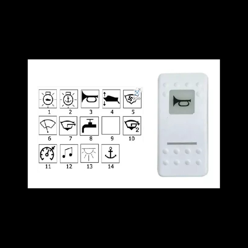 Hot CS Façade blanche interrupteur Contura II Distribution & Protection·Interrupteur Ac/Dc