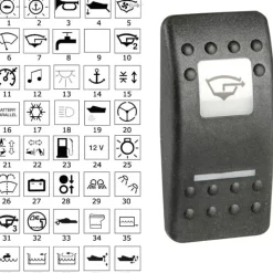 Best CS Façade noire interrupteur Contura II | Surface dure Distribution & Protection·Interrupteur Ac/Dc (230V Et 12V)|Distribution & Protection·Interrupteur Ac/Dc
