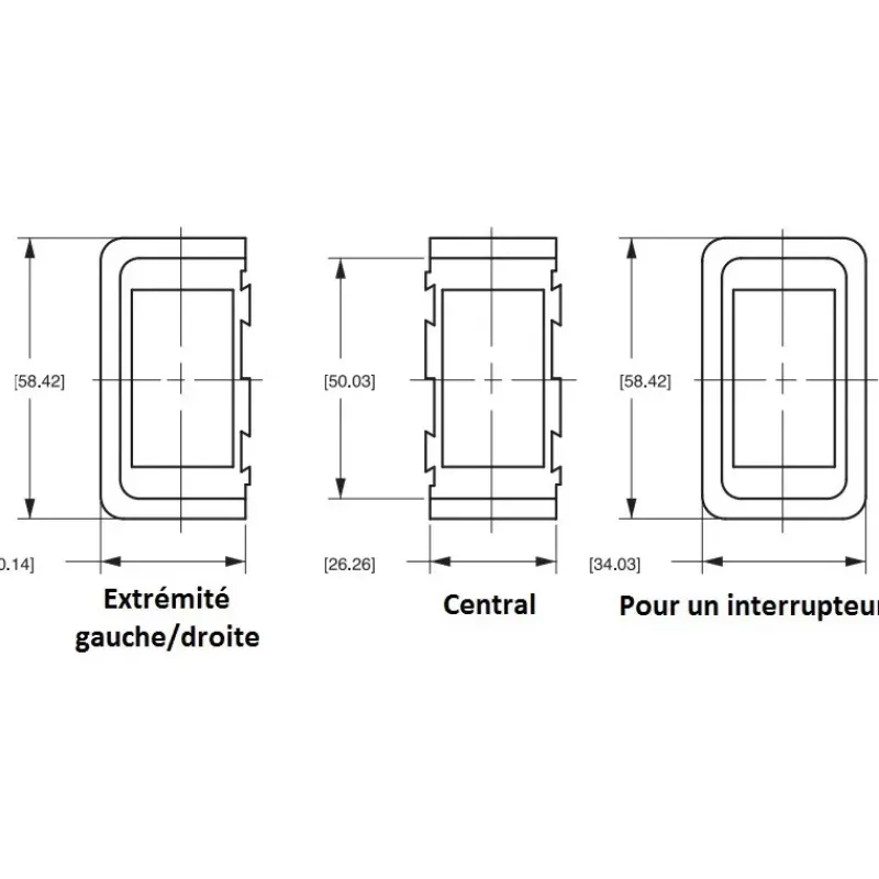Discount CS Module d'encastrement Contura II Distribution & Protection·Interrupteur Ac/Dc (230V Et 12V)|Distribution & Protection·Interrupteur Ac/Dc