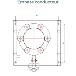 Embase | Trafic 3 Renault Trafic / Primastar / Vivaro / Nv300|Embase Pivotante De Siège·Embase Tournante Nissan