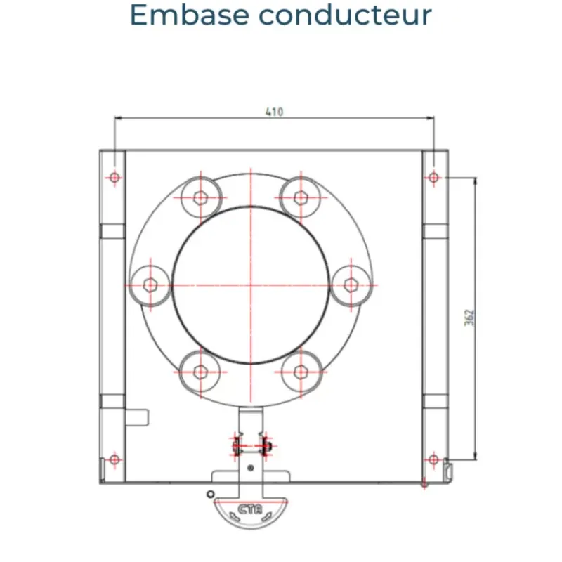 Embase | Trafic 3 Renault Trafic / Primastar / Vivaro / Nv300|Embase Pivotante De Siège·Embase Tournante Nissan