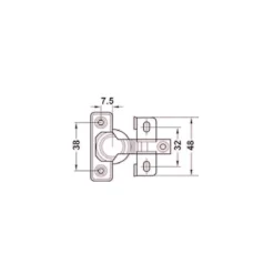 Charnière invisible 50 x 50 mm*Decmo New