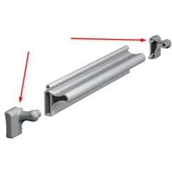 New Embout pour profil poignée Rangement·Equipement Meuble & Placard|Aménagement & Rangement·Accessoire Équipet & Meuble
