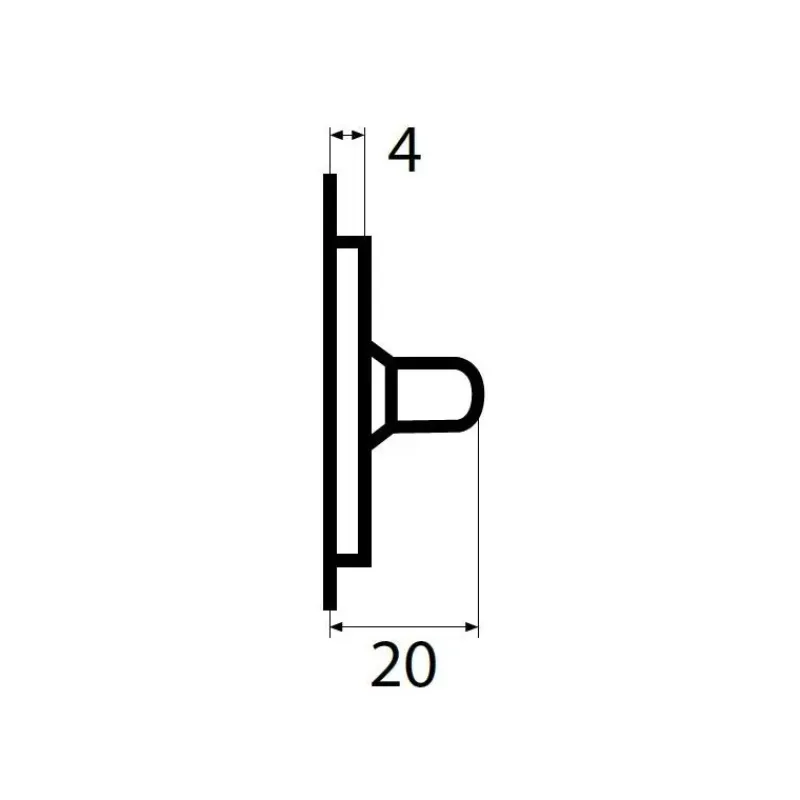 Grille plastique obturable 250 x 70 mm*Decmo Outlet
