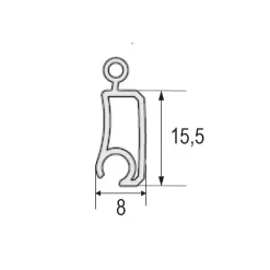 Lame de volet 15,5 mm x 250 cm*Decmo Discount