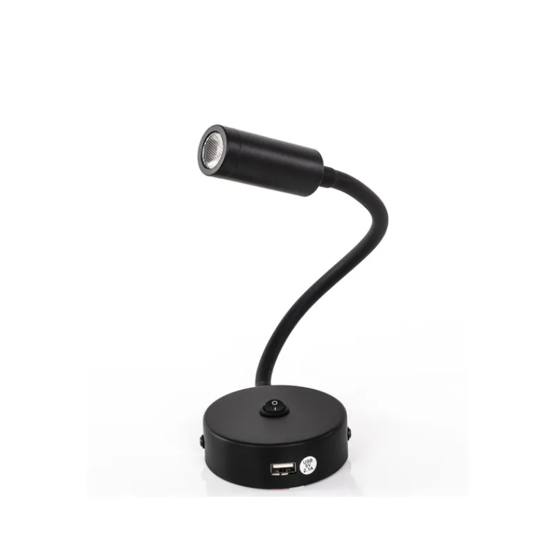 Liseuse col de cygne LED avec USB ET interrupteur*Dimatec Sale