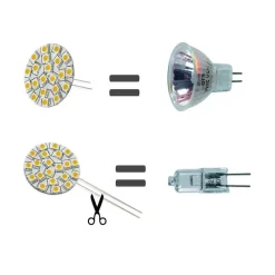 Ampoule 9 LED Blanc chaud*Dixplay Discount