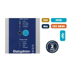 Discount DOLPHIN Chargeur Pro Lite 12V-15A BT Production Électrique·Chargeur De Batterie 230 V|Production Électrique·Chargeur 230V
