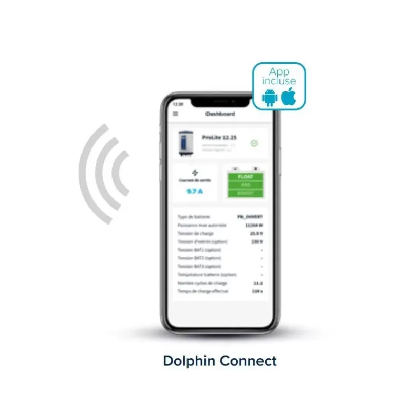 DOLPHINE Pro lite 12-25A BT*Dolphin Charger Best