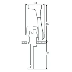Outlet Boitier série 700TS / TD Poste De Pilotage·Commande Moteur