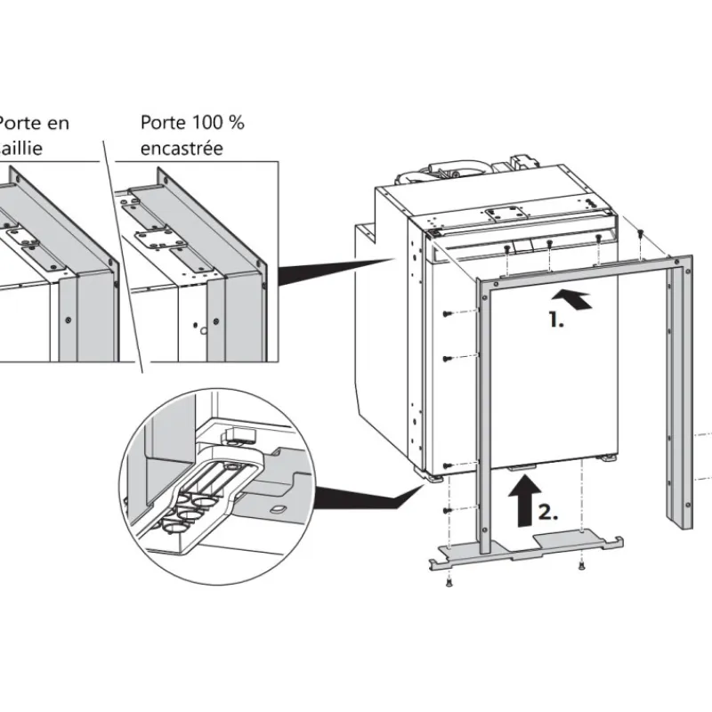 Cadre UFM-115 | Fixation et finition NRX-115*Dometic Outlet