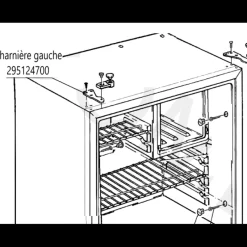 Clearance Charnière supérieur gauche | RM Série 4 / 5 et RF Série 60 Réfrigérateur·Pièce Détachée Réfrigérateur